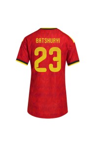 Belgia Michy Batshuayi #23 Jalkapallovaatteet Naisten Kotipaita MM-kisat 2026 Lyhythihainen